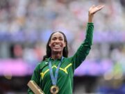 Olympic gold medalist Thea Lafond Gadson is expressing gratitude to Dominica as she is to receive the country’s highest national award