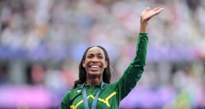 Olympic gold medalist Thea Lafond Gadson is expressing gratitude to Dominica as she is to receive the country’s highest national award