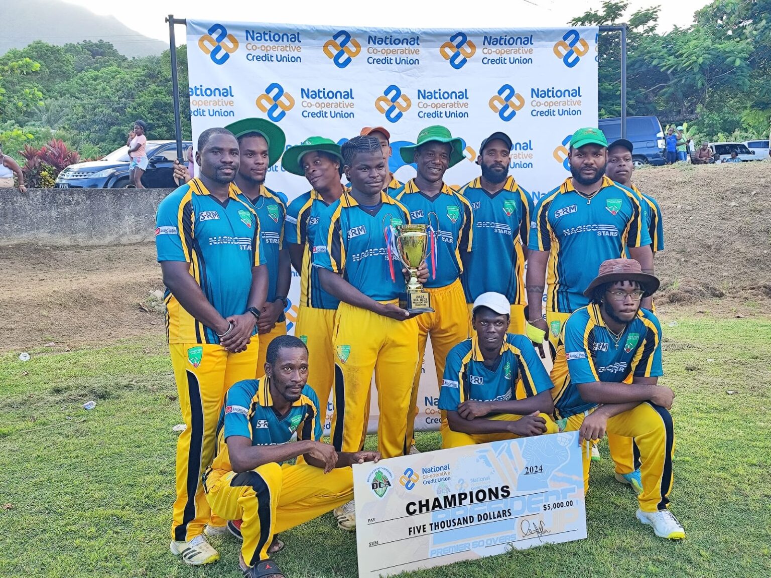 Nagico Northern Stars is the champions of the 2024 Dominica Cricket