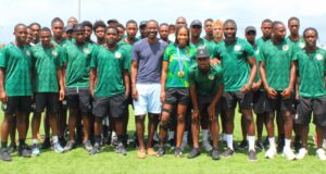 The senior men’s national football team encouraged to give it their all ahead of their participation in the Concacaf Nations League