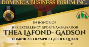 The business community and Dominicans called on to participate in a special event being in honor of Olympic gold medalist Thea Lafond Gadson