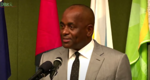 Prime Minister Roosevelt Skerrit reports an improvement in revenue for Dominica in the financial year 2O24-2025 .
