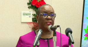 The Dominica Social Security presents monetary donations to 12 charitable institutions on island