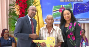 Dominican families who received keys for new homes on Thursday are expressing gratitude