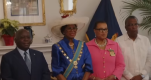 The Bahamas government has awarded the Order of Excellence to Dominican Her Excellency Baroness Patricia Janet Scotland