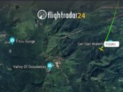 Reports indicate that the wreckage of a missing aircraft has been located in Laplaine