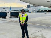 A Dominican Pilot says it is with great pride that he has been accorded the opportunity to land the inaugural flight of United Airlines into the country