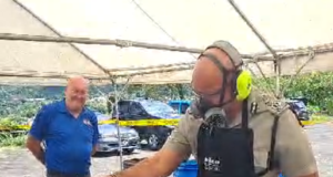 A program to destroy over 300 weapons which were confiscated from criminal activities have begun