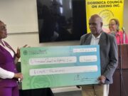 The National Bank of Dominica has donated 4OOO dollars to the Dominica council on Ageing