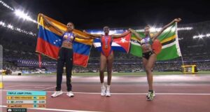Thea Lafond Gadson captures silver medal in the women’s triple jump at the world athletics championships