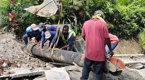 A 7. 5 million dollar water supply project for Castle Bruce is underway.