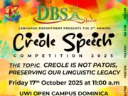 Six students will participate in the 2nd Annual DBS Radio Independence Creole Speech Competition.