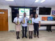A student of the Dominica Grammar emerged winner of the 2nd annual public speaking competition in Disaster Risk Management.