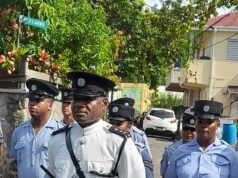 Finance Minister Dr. Irving Mc intrye calls on the police to exercise their duties with integrity and respect for human rights.