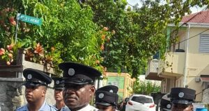 Finance Minister Dr. Irving Mc intrye calls on the police to exercise their duties with integrity and respect for human rights.