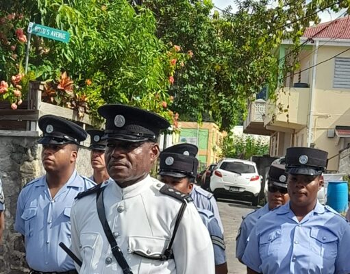 Finance Minister Dr. Irving Mc intrye calls on the police to exercise their duties with integrity and respect for human rights.