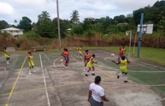 NECS (A) Dominates NECS (B) in Under-16 Netball Clash At Marigot