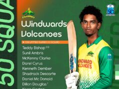 Stephan Pascal Named in Windward Islands Volcanoes Squad for CG United Super50 Cup