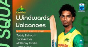 Stephan Pascal Named in Windward Islands Volcanoes Squad for CG United Super50 Cup