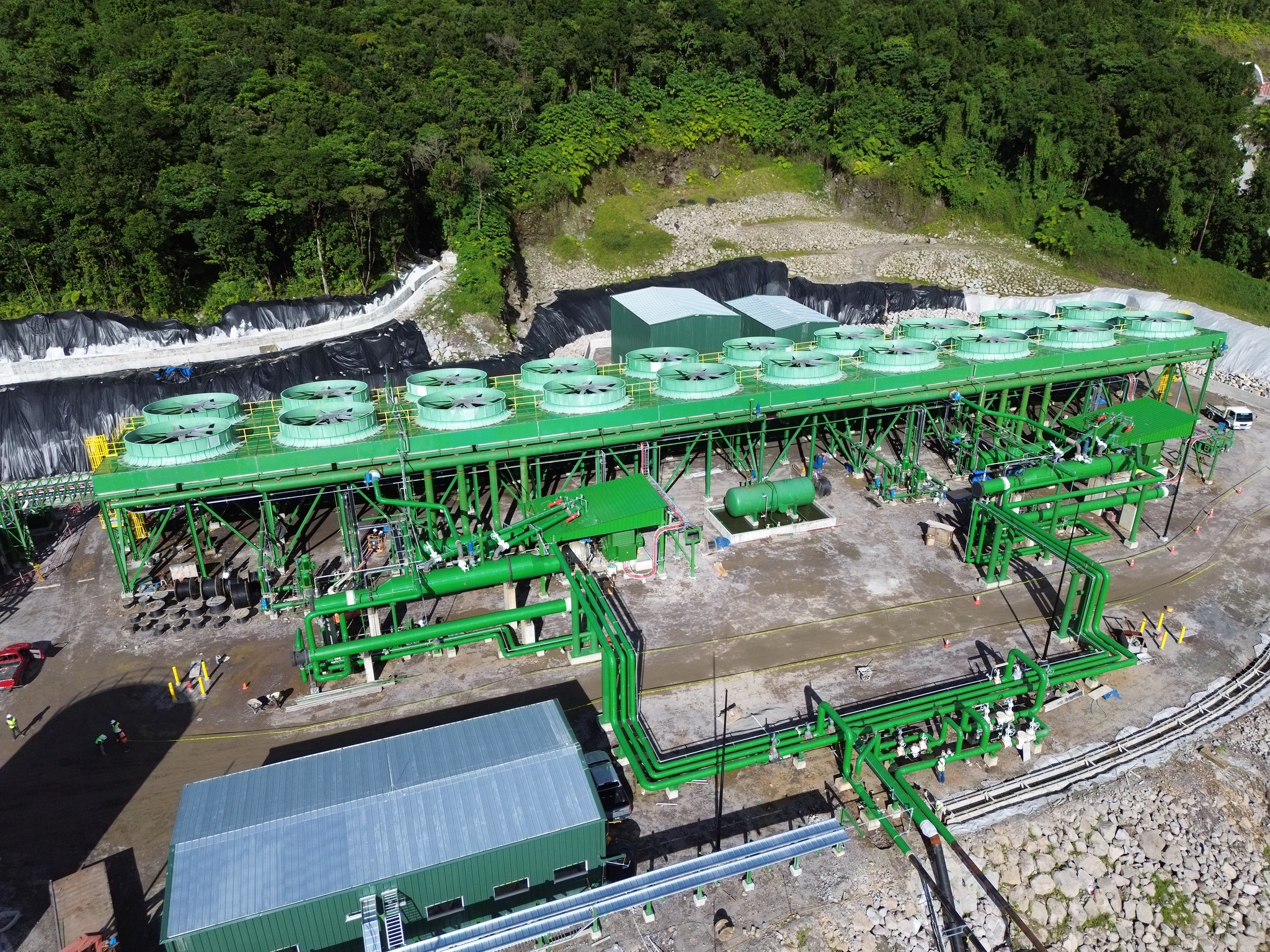 Prime Minister Roosevelt Skerrit says he is pleased with the ongoing progress of the Dominica Geothermal Project.