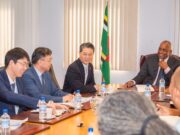 Prime Minister Skerrit Meets CCCC Team as Northern Road Improvement Project Moves Forward