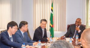 Prime Minister Skerrit Meets CCCC Team as Northern Road Improvement Project Moves Forward