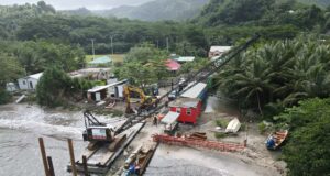 A 4 million dollar Jetty for Anse De Mai is nearing completion.