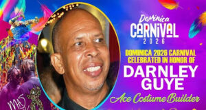 Costume builder Darnely Guye recognised by the Discover Dominica Authority