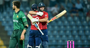 Harry Brooks Century Puts England in Semis