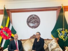 New ambassador of the Arab Republic of Egypt to Dominica presents letter of Credence this morning.