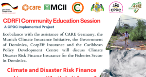 Climate and disaster risk finance and insurance for the fisheries sector will be discussed when a community education session gets underway