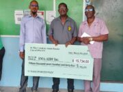 The Egbert Germain wing roof restoration project at Saint Mary’s Academy receives an injection of funds from the class of 1974 -1975.