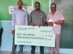 The Egbert Germain wing roof restoration project at Saint Mary’s Academy receives an injection of funds from the class of 1974 -1975.