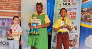 A student of the Penville Primary School emerged as the winner of the Ministry of Education Primary Schools’ French Spelling Bee competition