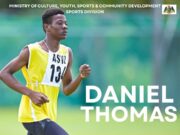 A student of the North East Comprehensive School excelled at the Sports Division Secondary Schools Track and Field meet