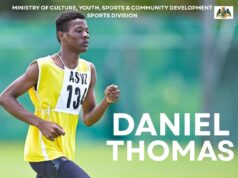 A student of the North East Comprehensive School excelled at the Sports Division Secondary Schools Track and Field meet