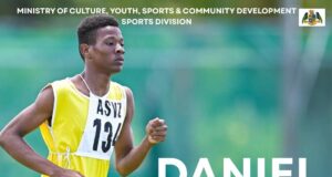 A student of the North East Comprehensive School excelled at the Sports Division Secondary Schools Track and Field meet