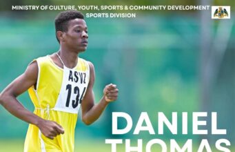 A student of the North East Comprehensive School excelled at the Sports Division Secondary Schools Track and Field meet