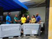 The OECS Commission, through BioSPACE initiative officially handed over ice coolers to two fisher groups in Dominica.