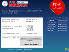 DOMLEC reports an increase in fuel surcharge consumption for the month of April 2026