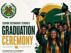 A medical doctor encourages graduates of the senior secondary schools 4-H club to not procrastinate as they pursue life after secondary school