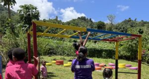The Rotary Club of Portsmouth has launched two new playground projects at Concord Primary School and Dublanc Primary School.