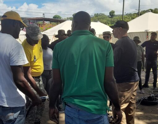 Close to 3O people are being trained in Disaster Management in Dominica