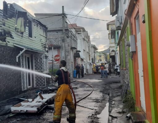 Investigations underway into the fire which broke out in the early hours of this morning in Roseau