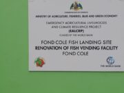 Fondcole receives a renovated fish landing facility at a cost of 200,000 dollars