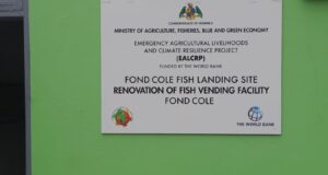 Fondcole receives a renovated fish landing facility at a cost of 200,000 dollars