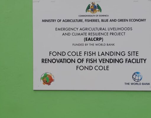 Fondcole receives a renovated fish landing facility at a cost of 200,000 dollars
