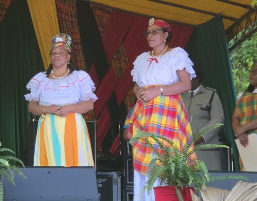 Former Culture Minister Sashed Cultural Elder at Heritage Day in Paix Bouche